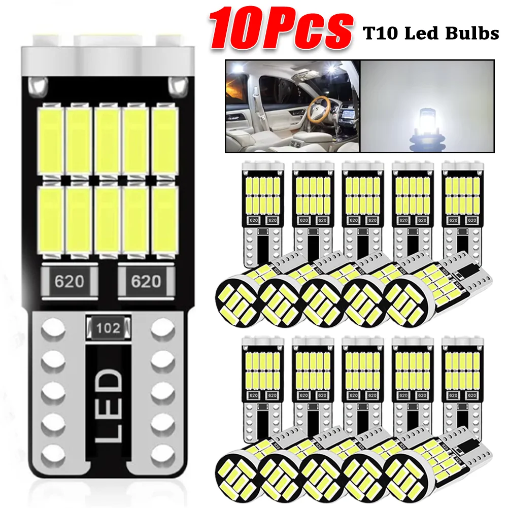 10 Stücke Super Helle Led-lampe T10 26SMD 4014 Chip Auto Innenbeleuchtung 12 V Langlebige Auto Lesen Kennzeichenbeleuchtung Signallampe