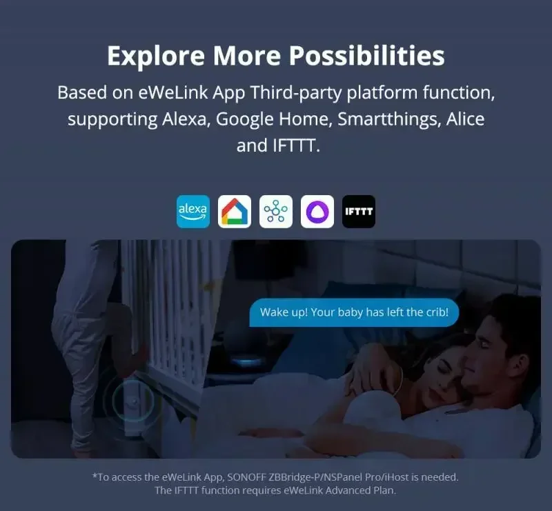 НОВЫЙ SONOFF SNZB-03P Zigbee Pir Датчик движения Световой датчик Домашняя охранная автоматизация Сигнализация через EWeLink Alexa Google Home Assistant