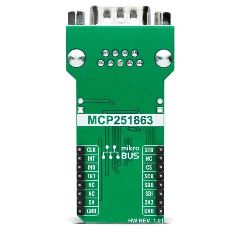 [Portable】 MIKROE-4955 MCP251863 Click CAN Bus Module MCP251863 Click Mikroe Development Board Module
