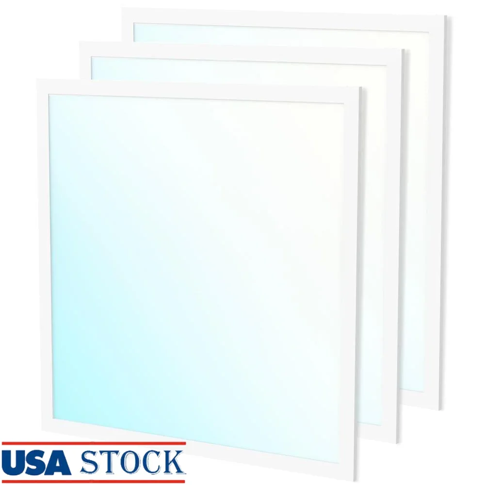 

3 Pack 2x2 LED Flat Panel Light Dimmable Selectable CCT 5000K/6000K/6500K Wattage 30W/35W/40W Brightness 4000/4500/5000 Lumens