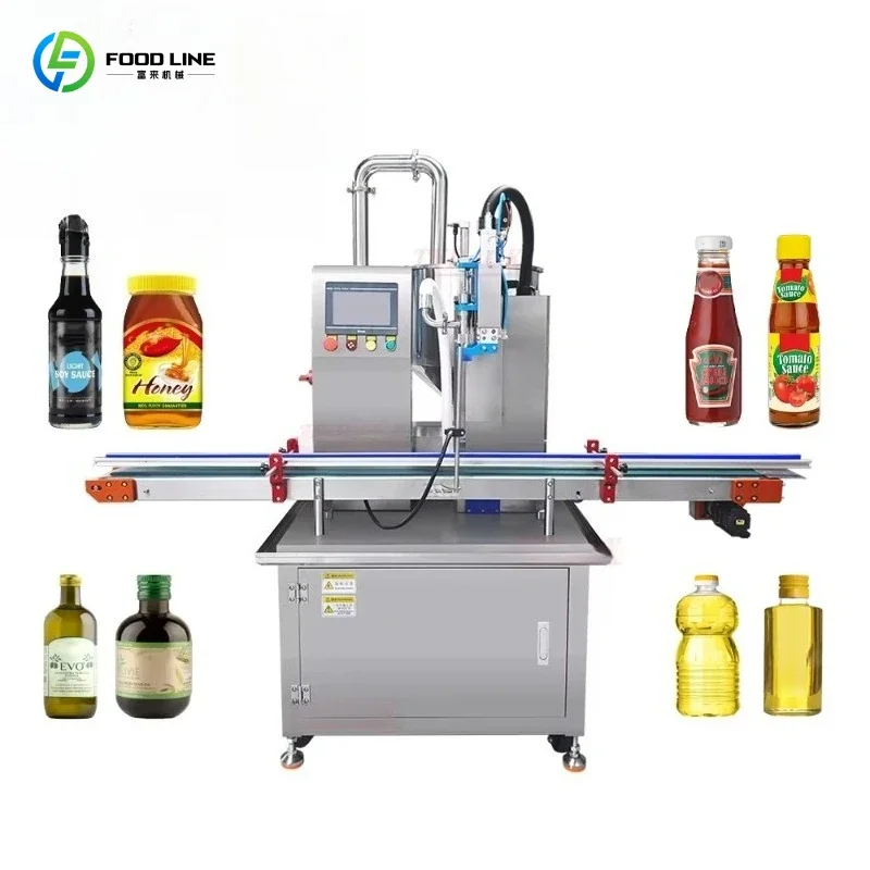 Automatic Quantitative  Filling Machine For Ketchup Chili Sauce Peanut Butter Jam Oyster Sauce Soy Sauce Honey