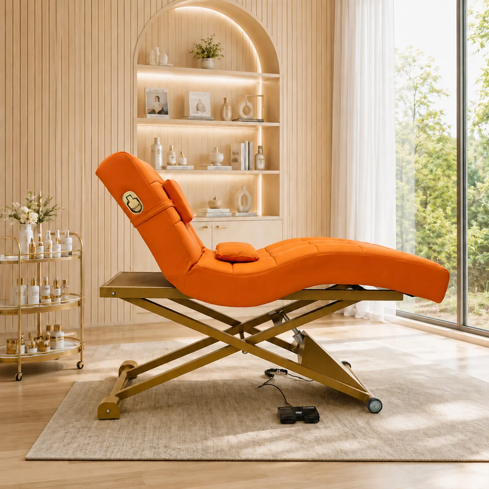 Professional Massage Table Adjustable Beauty Spa Bed Recliner for Salon Studio