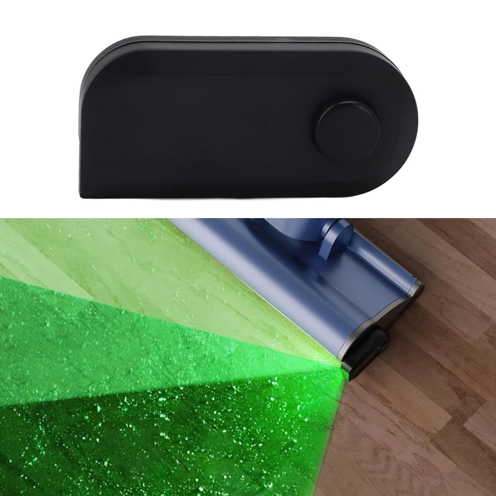 Lâmpada de exibição de poeira a vácuo universal à prova d'água revelar poeira invisível aspirador de pó de animais de estimação acessório de luz