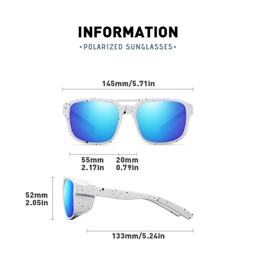 Imagen 2 del producto TR90 gafas de sol polarizadas para miopía hombres mujeres moda a prueba de viento UV400 conducción gafas graduadas para miopía-0,5-0,75 a-6,0