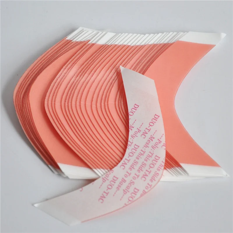 A29R 108 قطعة/الوحدة Duo-Tac سوبر قوي باروكة شعر الشريط لاصق مزدوج تمديد شرائط مقاوم للماء للشعر المستعار الدانتيل الباروكات فيلم C