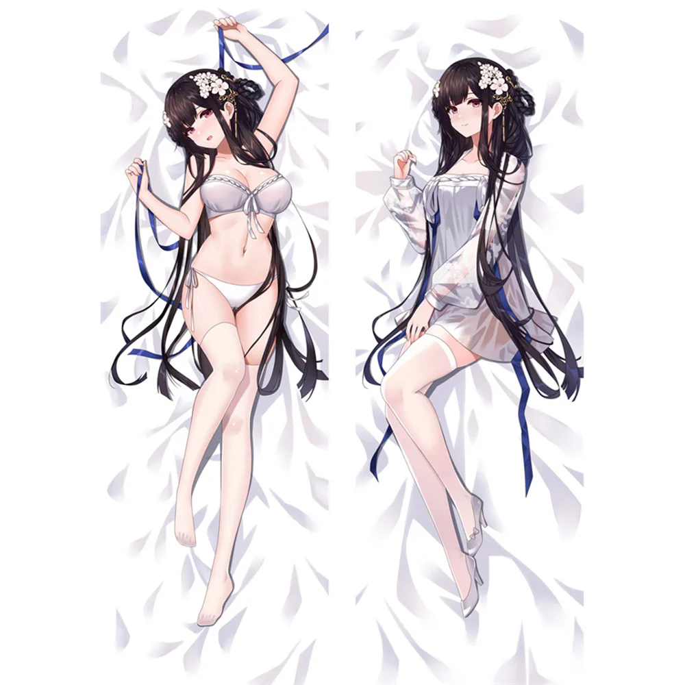 

Azur Lane アズールレーン Yat Sen 얏센 Dakimakura Waifu 2WAY Hugging Body Pillow Case Gift Anime Sexy Pillow Case Otaku Cushion Cover