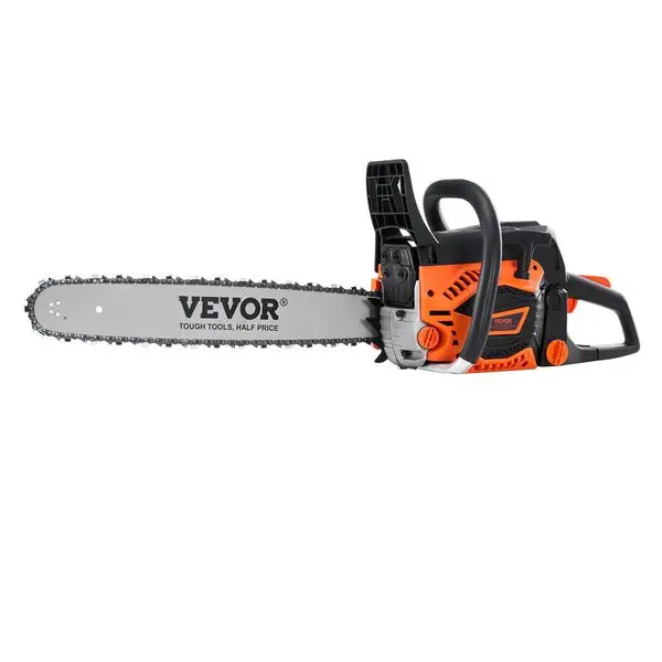 VEVOR 58CC 20' Gasoline Chainsaw Gas Powered Wood Cutting Engine Gas Chain Saw