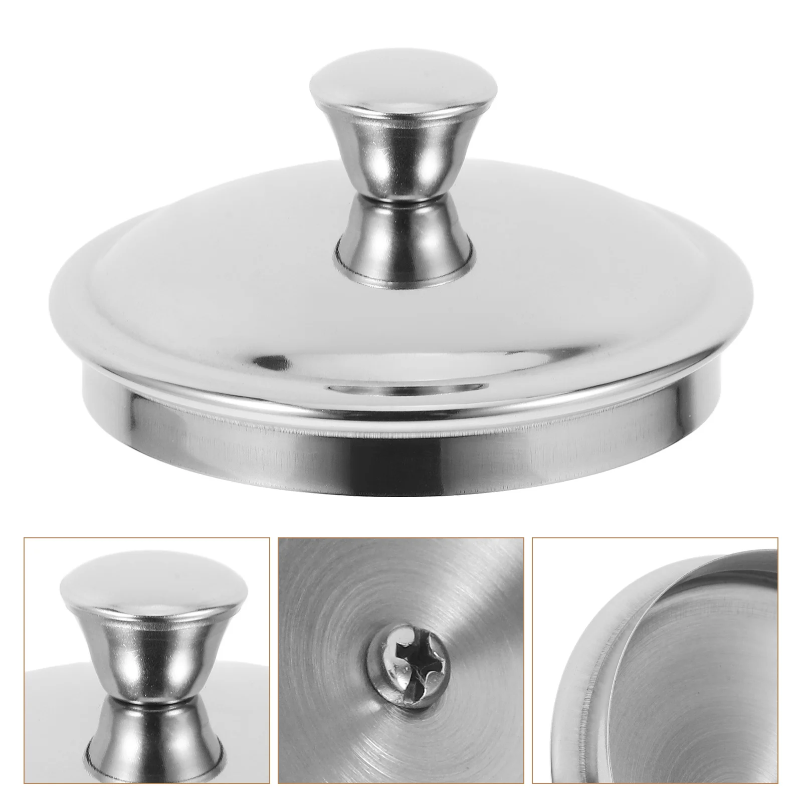 

Stainless Steel Cup Lid 7Cm Universal Fit For Coffee Tea Tumbler Dustproof Seal Cover Insulated