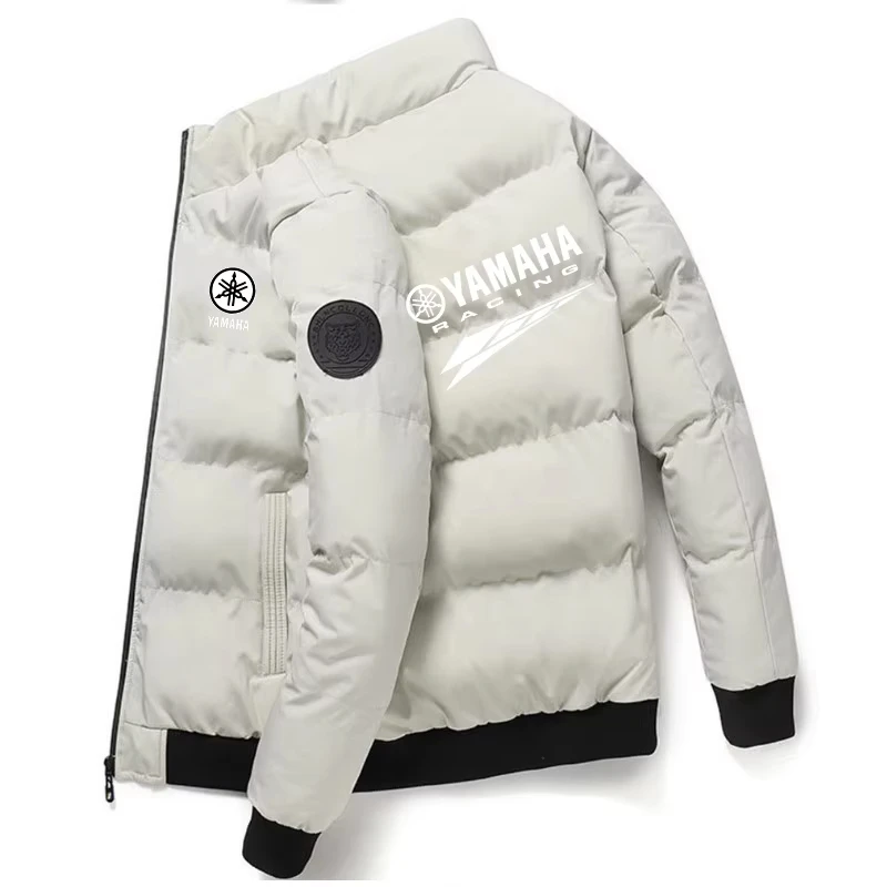 Yamaha Racing Winter Jacket Outdoor Sports Warm Cold Resistant Casual Fashionable Versatile Cotton Jacket