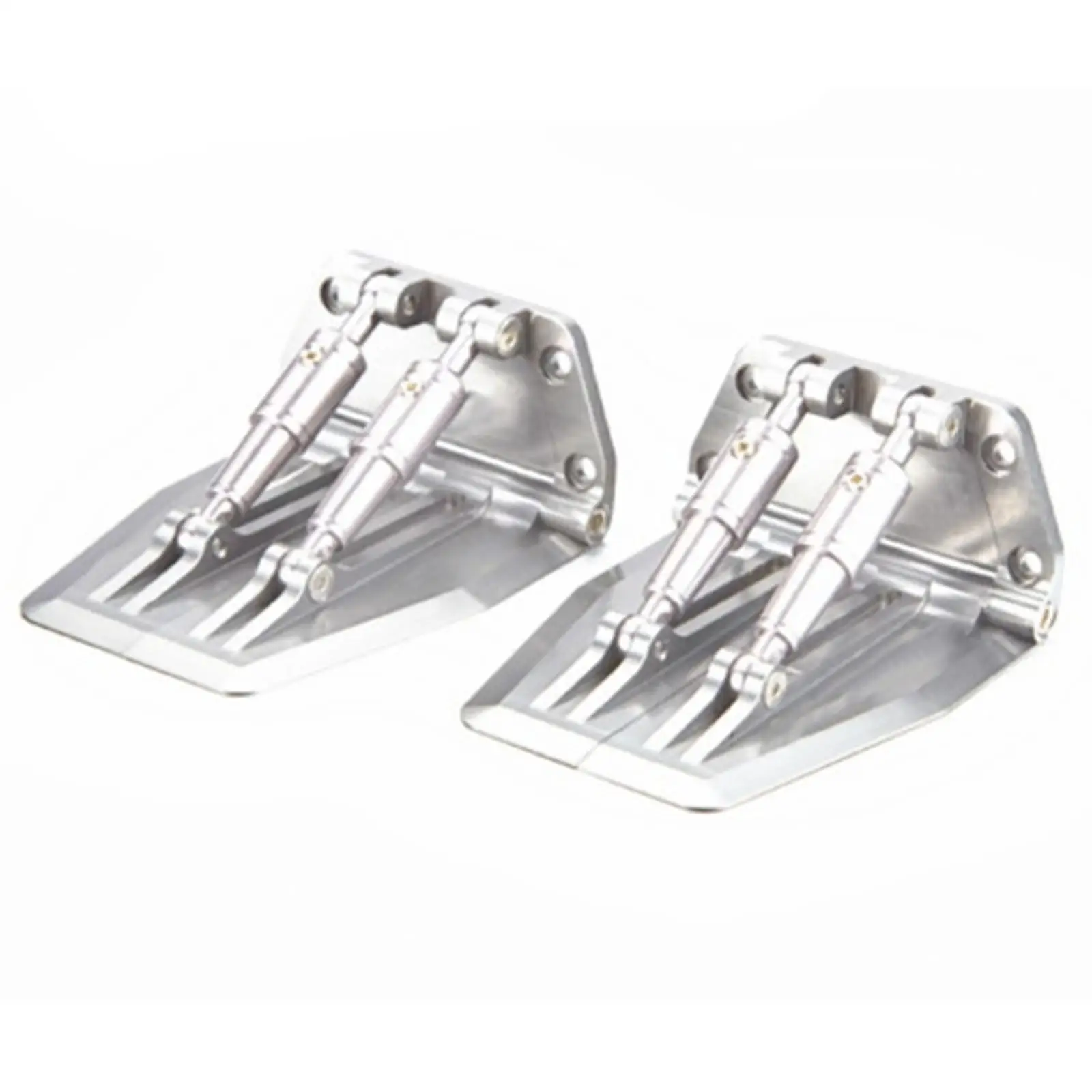 1 paire de rabats de garniture de bateau RC, plaques de pression d'eau, onglets de garniture pour pièces de bricolage