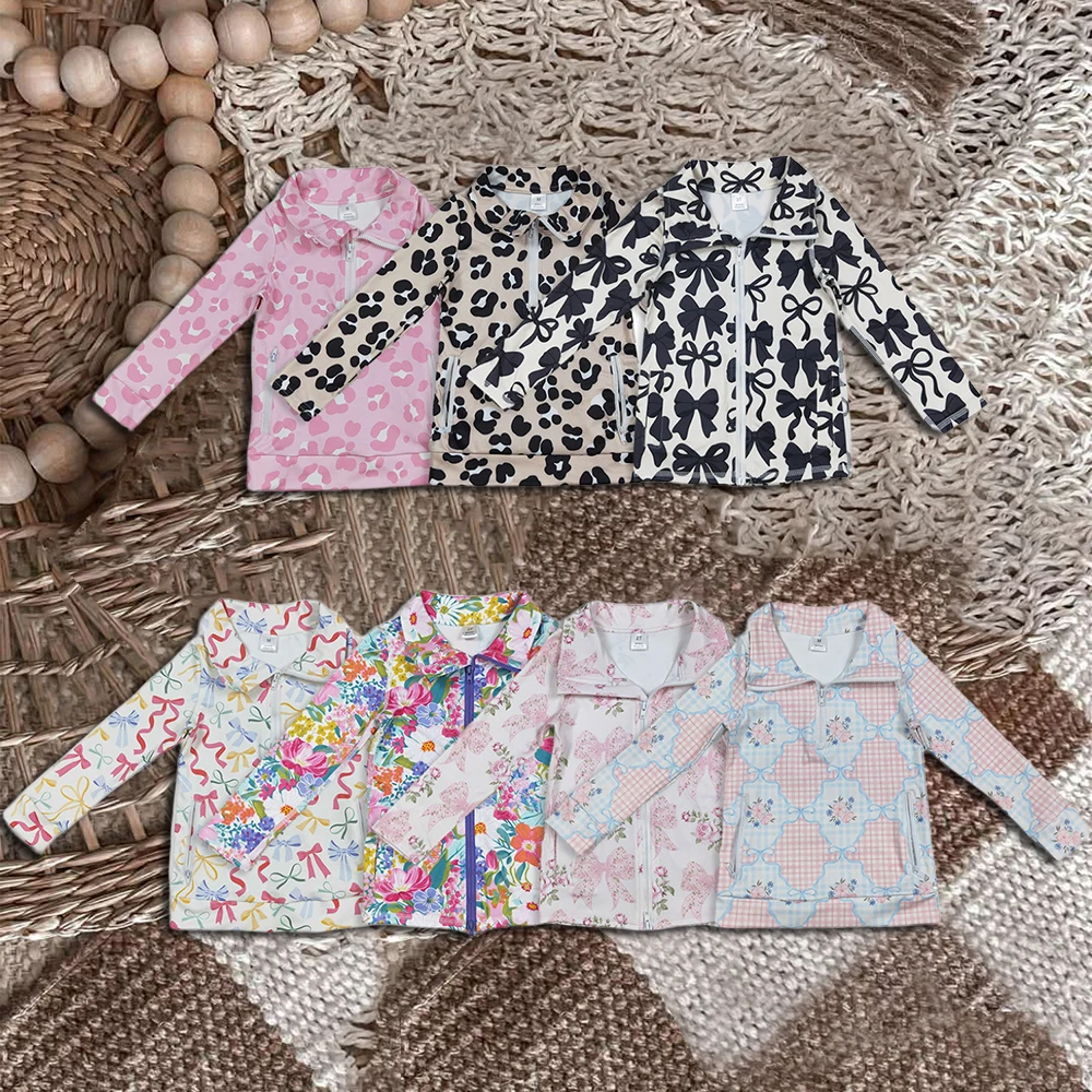 

Z825-09 GT1072 Wholesale Children clothing baby girl clothes Matching yoga long sleeve tops Boutique kids clothes girls