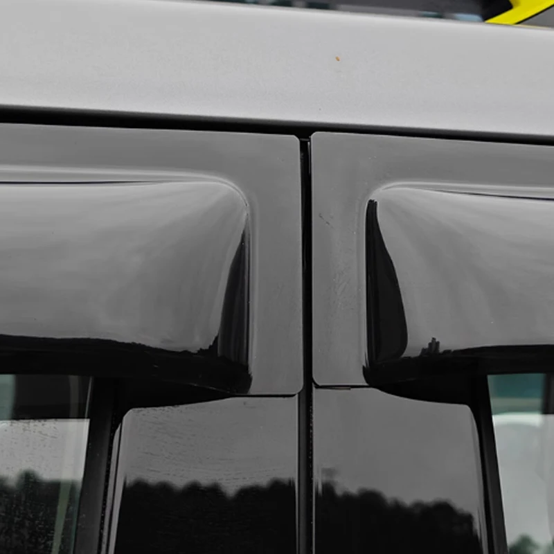 For Jetour T2 Traveller 2023 2024 Car Window Sun Rain Shade Visors Shield Shelter Protector Cover Trim Frame Sticker Accessories