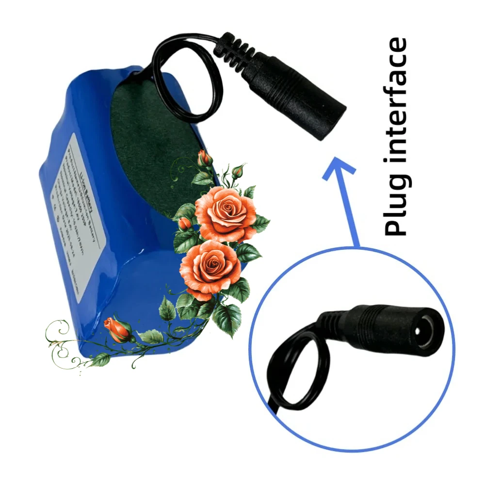 

2S3P 18650 Lithium Battery Pack 7.4V 10000mAh Rechargeable Battery Suitable For Fishing LED Light Bluetooth Speaker 7.4V Batter