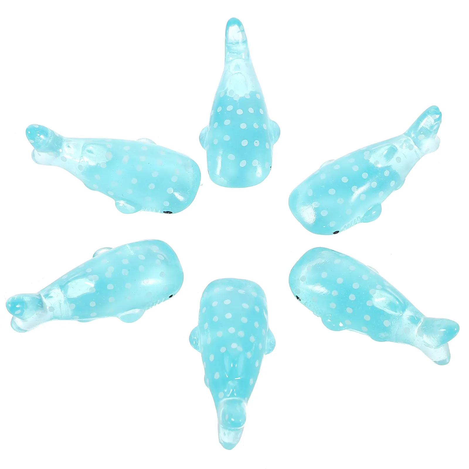 

10Pcs Resin Whale Decor Miniature Ocean Animals Micro Landscaping Ornament Cartoon Tiny Sea Animals Garden Landscape Decoration