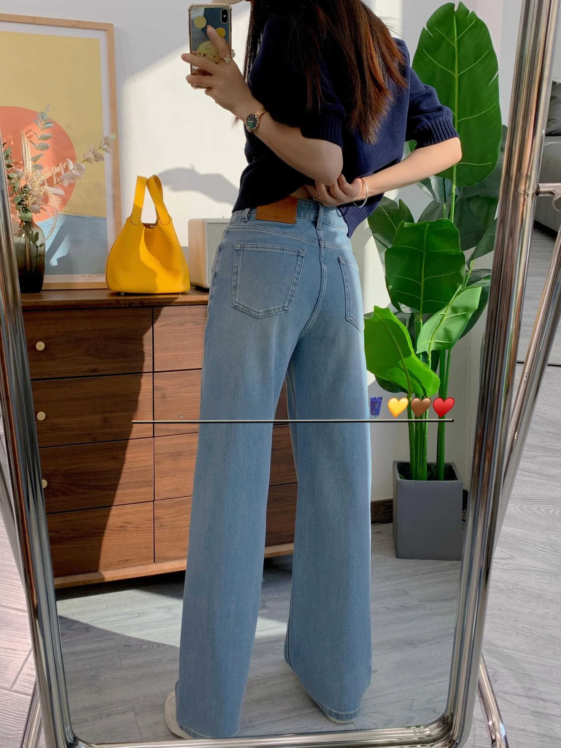 

Джинсы женские Vane, повседневные, с высокой талией, из хлопкового стрейч-денима, весна 2025, новинка, светло-голубые, прямые, в пол