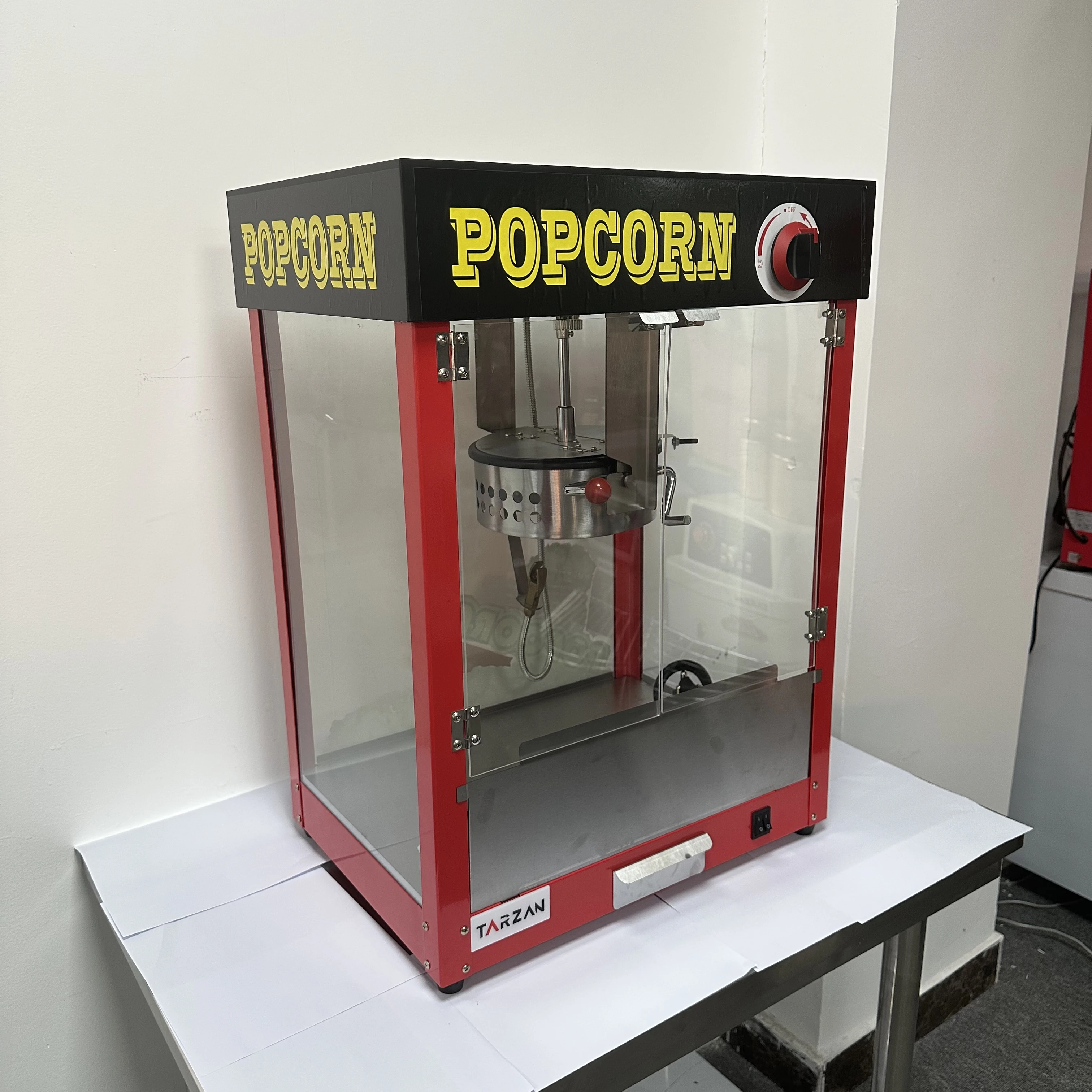High Quality Automatic Gas Type Caramel Popcorn Machine Commercial Operated/popcorn Machine