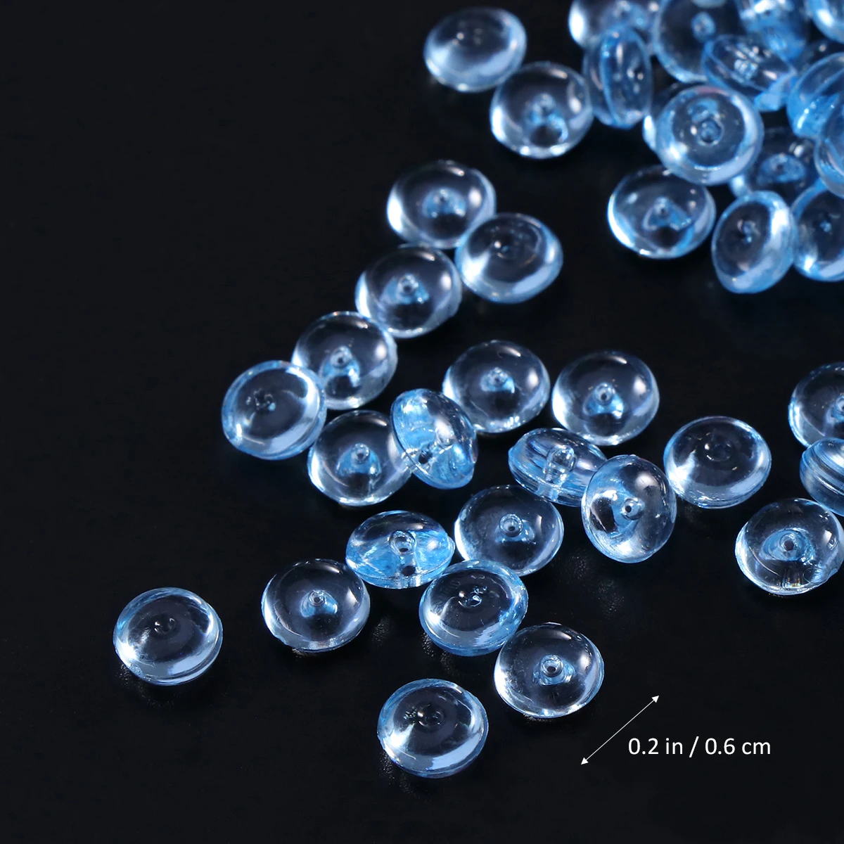 

3pcs 3 Packs Diy Vase Filler Beads Plastic Clay Crystal Crunchy Fishbowl Beads Smooth Durable Stress Relief Fun Play Home