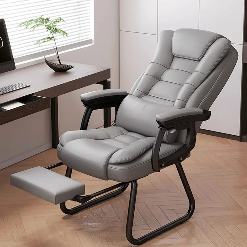 

Comfort Leather Gaming Chair Swivel Lifting Floor Arm Computer Designer Office Chair Modern Sillas De Oficina Home Furniture