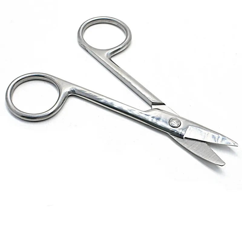 

Dental Instrument Stainless Steel Scissors Dental Surgical Straight Or Curved Metal Crown Scissors Dentist Tool for Dental Lab