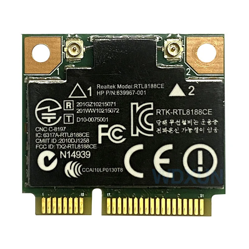 Realtek Rtl8188ce Wireless Wifi Card RTL8188 For Acer Asus Toshiba 150mbps Half Mini Pci-e For Laptop Network Modem 802.11bgn