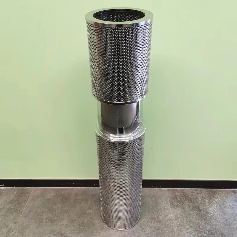 Hydraulic oil filter End caps, cores, filter media cleaning oil