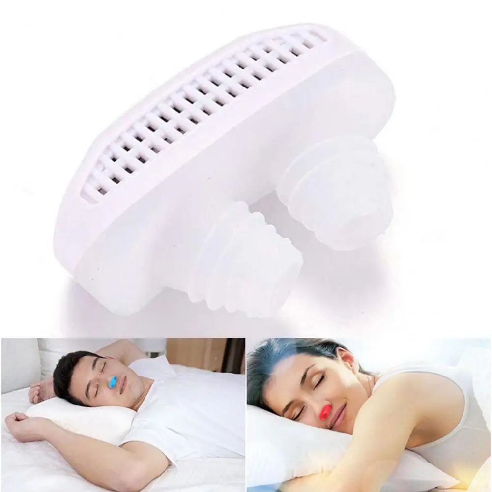 Anti Snoring Sleep Aid Nasal Plug for Snoring Anti-snoring Device Soft Silicone Nasal Plugs Nose Air Purifier for Comfortable