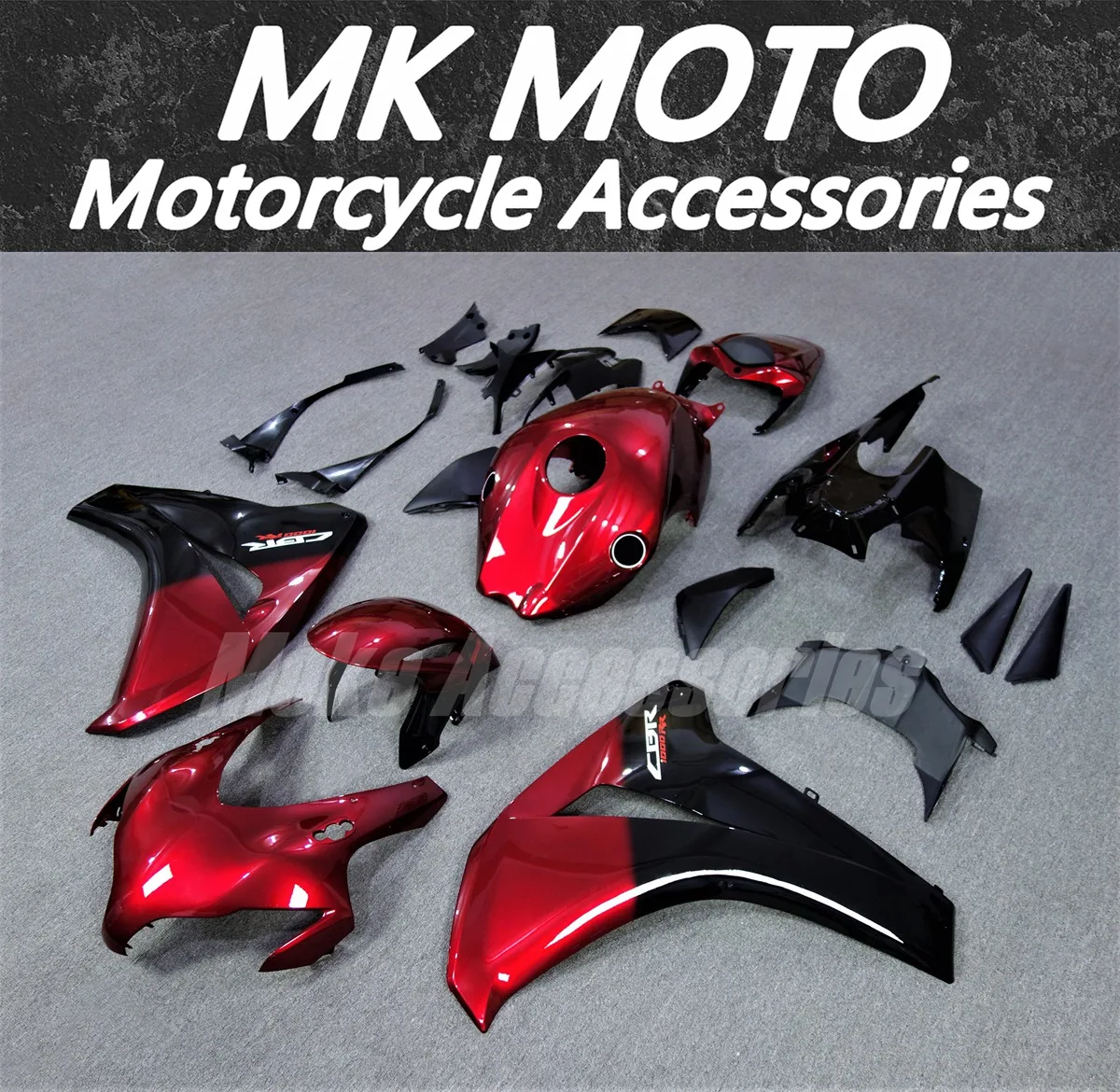 

Комплект обтекателей для мотоцикла Moke moto, подходит для Cbr1000rr 2008 2009 2010 2011, комплект кузовных работ, высокое качество, новый, красный, черный