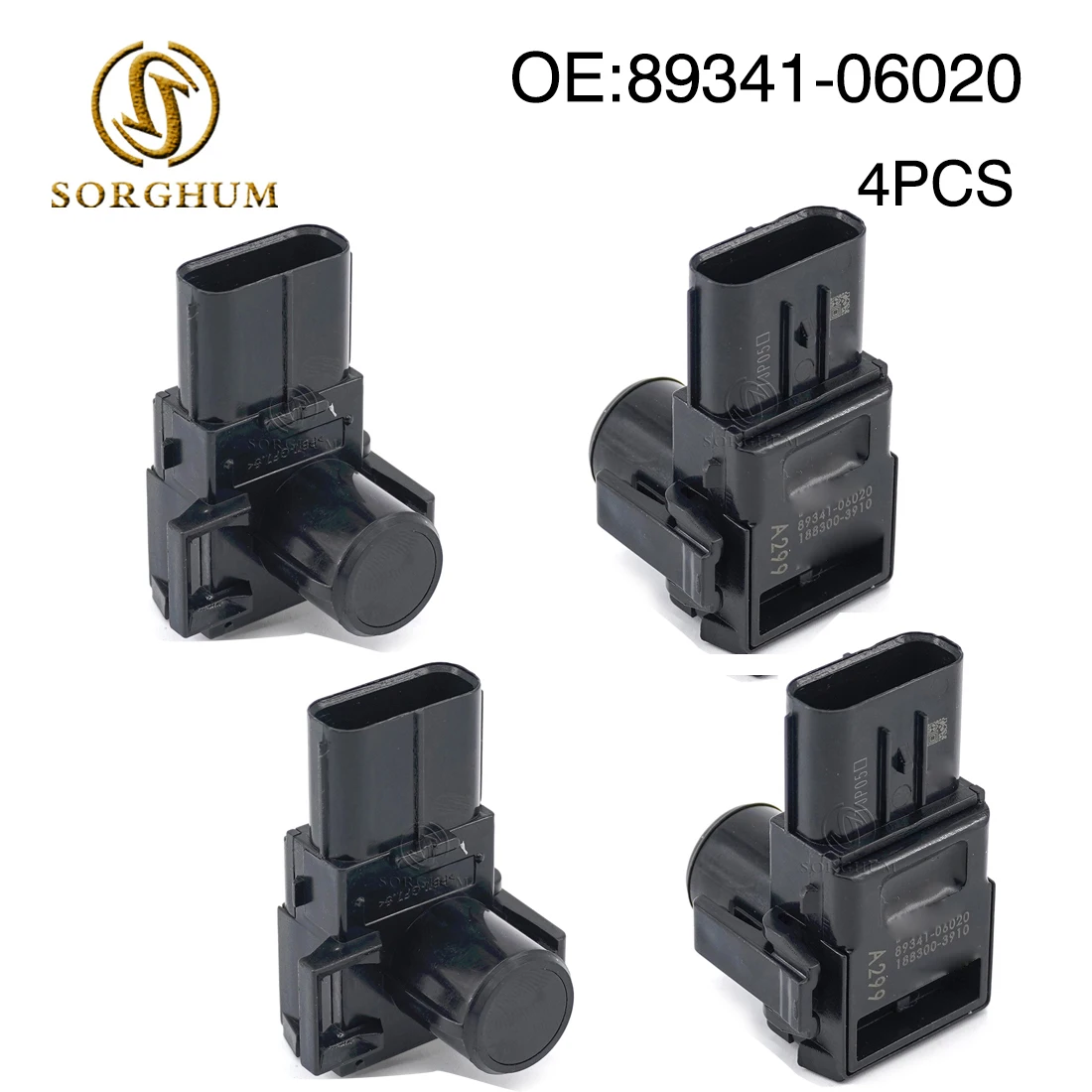 

Sorghum 4 PCS PDC Parking Sensor Ultrasonic Bumper For Toyota Sienna Lexus GX460 HS250h RX350 RX450h 89341-06020-C0 PS341A2C0