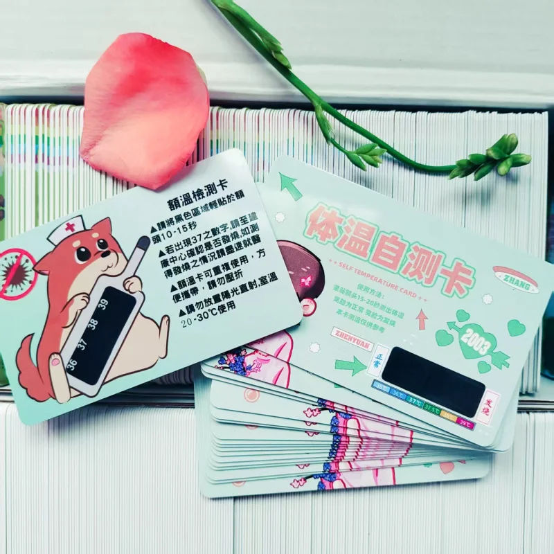 

Customized Membership Card Temperature Card Forehead Temperature Card Temperature Card Children's Bath Temperatu