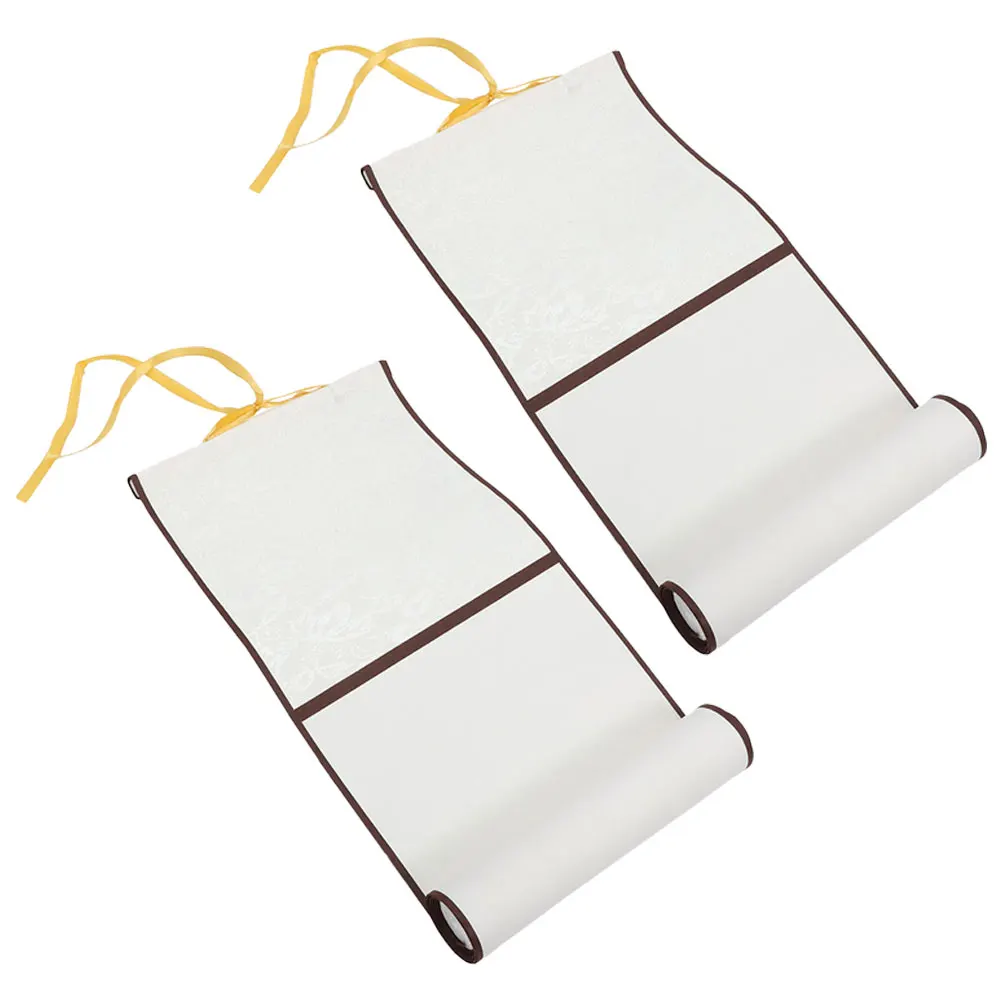 

2 Pcs Calligraphy Scroll Rice Paper Chinese Handwriting Japanese Xuan China Decoration Painting
