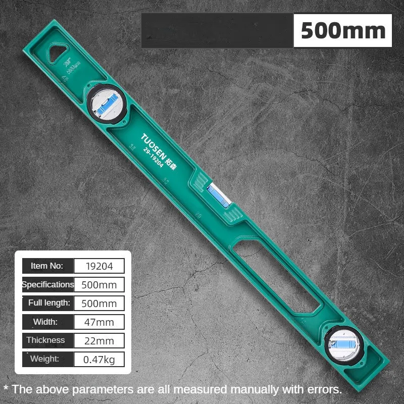 High precision solid cast aluminum level gauge bubble Level sensor multi-function anti falling strong magnetic level gauge