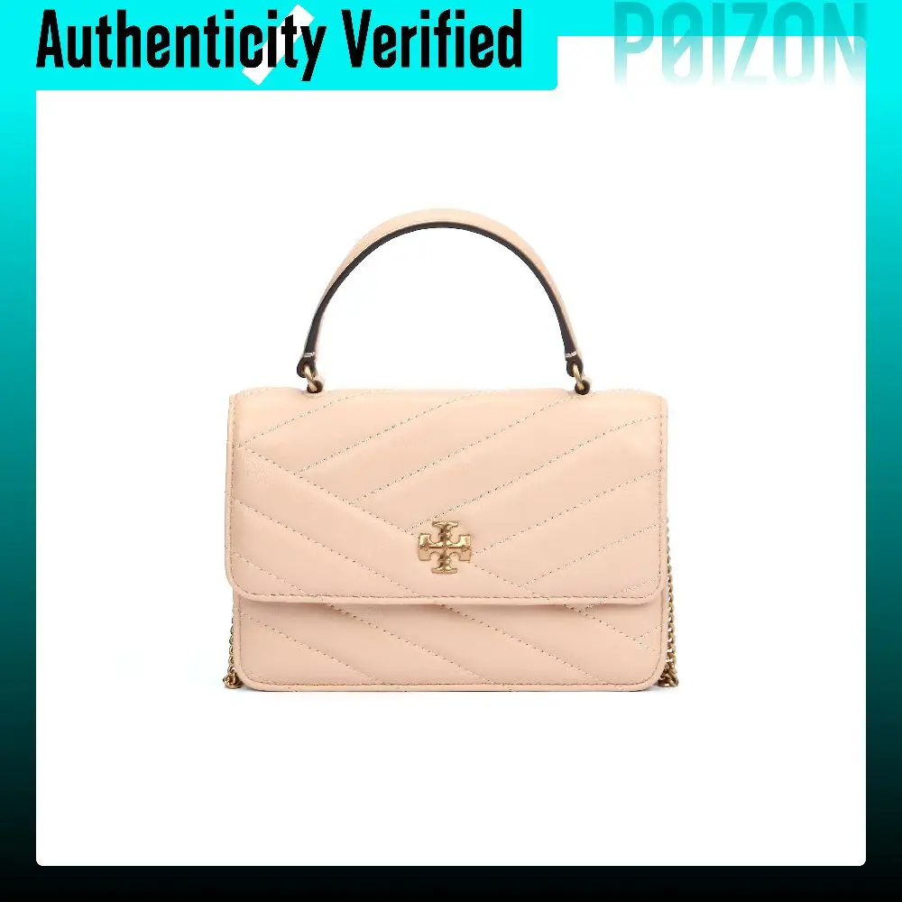 TORY BURCH Kira Nappa Leather Handbag Mini Women's Orange Pink 152356-654