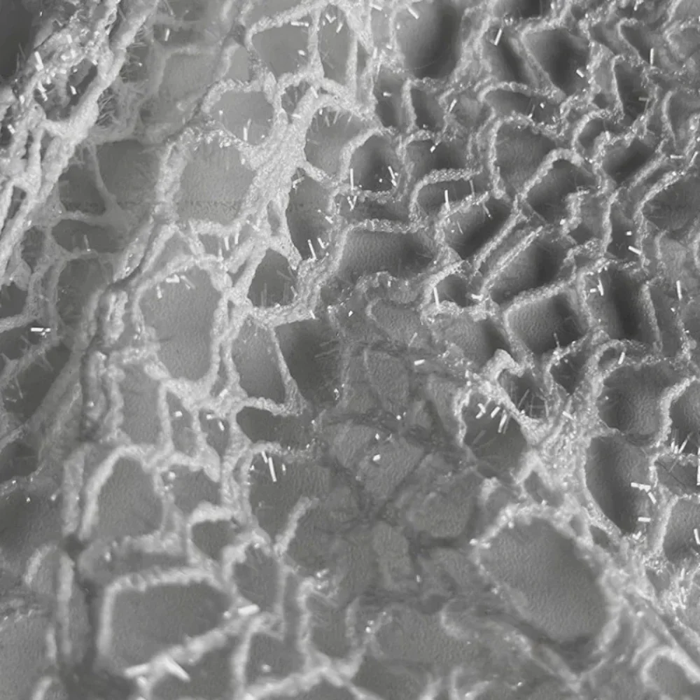 

Полая сетчатая ткань, украшение для платья для женщин, ткань, материал для шитья своими руками, дизайнерская ткань для одежды по метрам