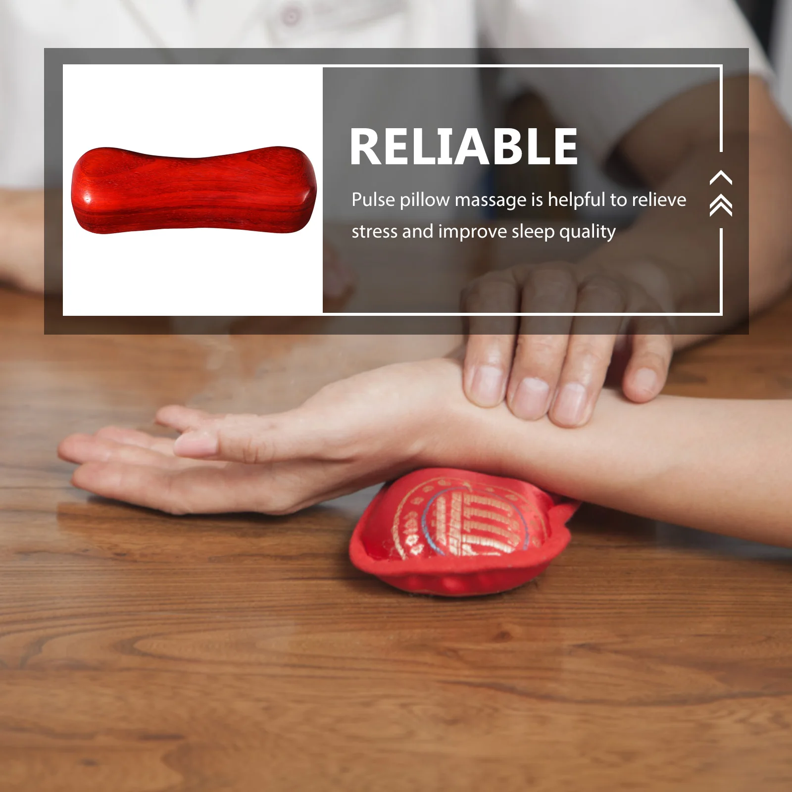 

Портативная импульсная подушка, многофункциональная деревянная подушка на запястье, удобная китайская медицина, импульсный инструмент для диагностики больницы