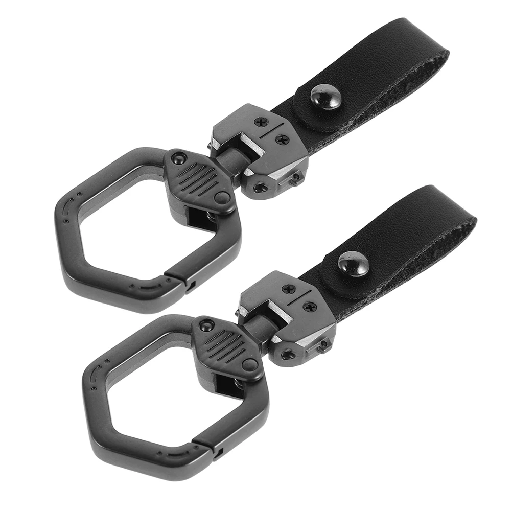 

2Pcs Car Pendant Key Chain Hexagonal Zinc Alloy Creative for Men Car Keys Durable Lightweight Practical Accessories