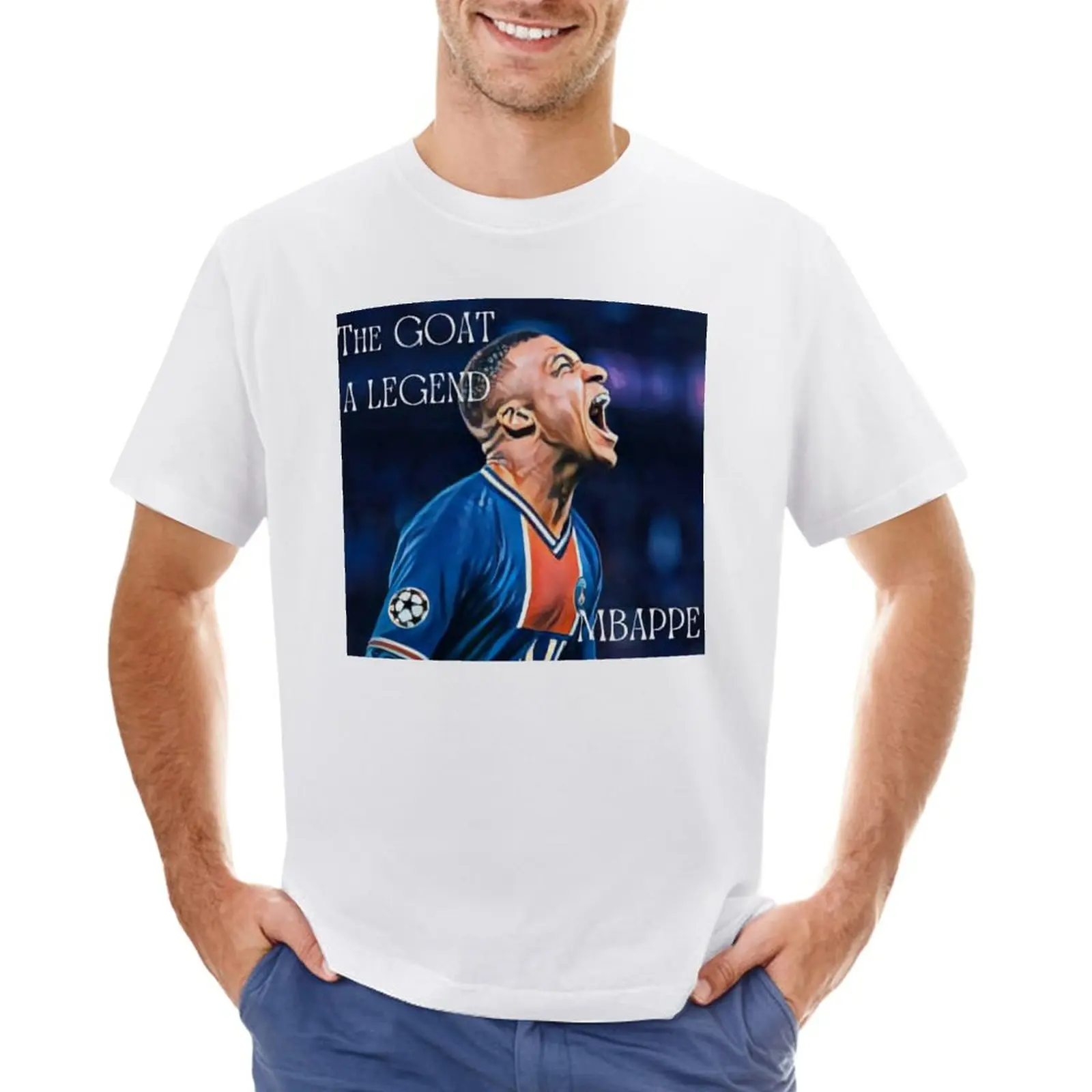 Camiseta de equipo de fútbol de Mbappe y Kylian Mbappé, camiseta de fútbol 41 de Francia, gráfico de alta calidad, ocio de campaña genial, talla de EE. UU.