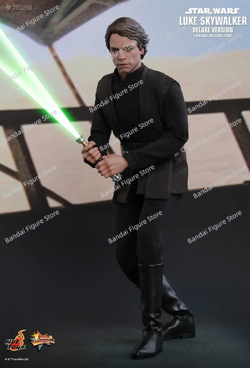 HT HotToys MMS517 1/6 Kolekcjonerska Figurka Luke Skywalker Star Wars Odważny Chłopiec Delikatny 12" Pełny Zestaw Model Żołnierza Prezent