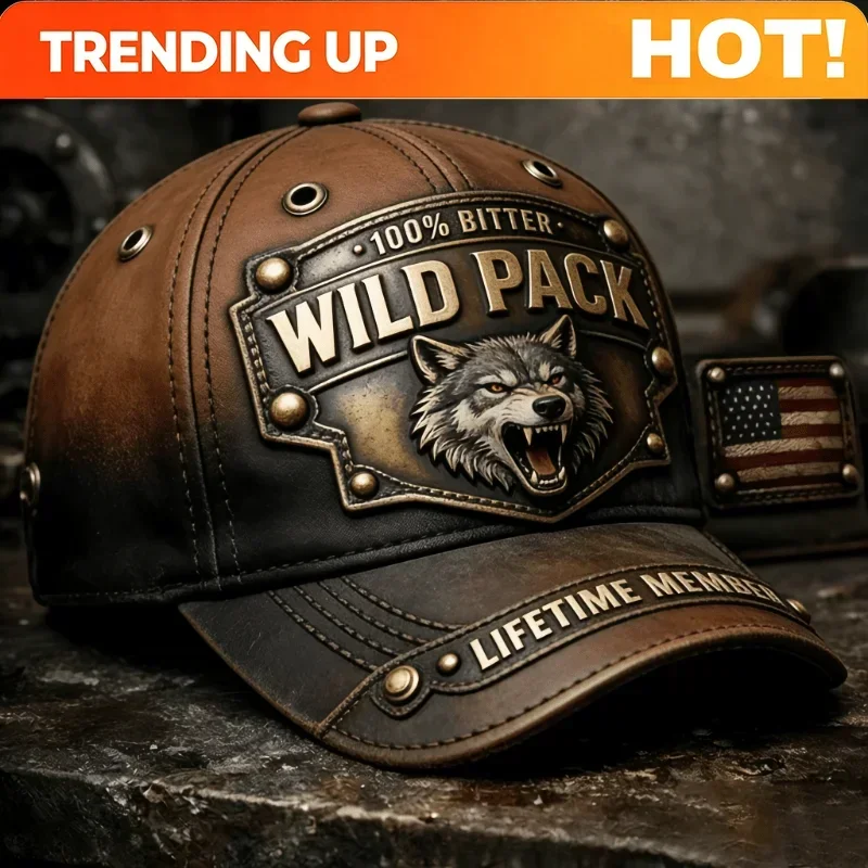 Customization Hats Realistic Wolf Headgear - 3D Printed Wolf Cap Suitable For Outdoor Activities, Themed Parties & Casual Attire