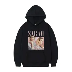 Sarah Paulson Graphic Hoodie Men's Casual Fleece Cotton Sweatshirt Men Women Hip Hop Oversized Hoodies Male Vintage Streetwear