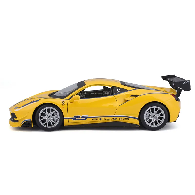 Bburago 1:24  Ferrari 488 CHALLENGE Alloy Luxury Vehicle Diecast Cars Model Toy Collection Gift