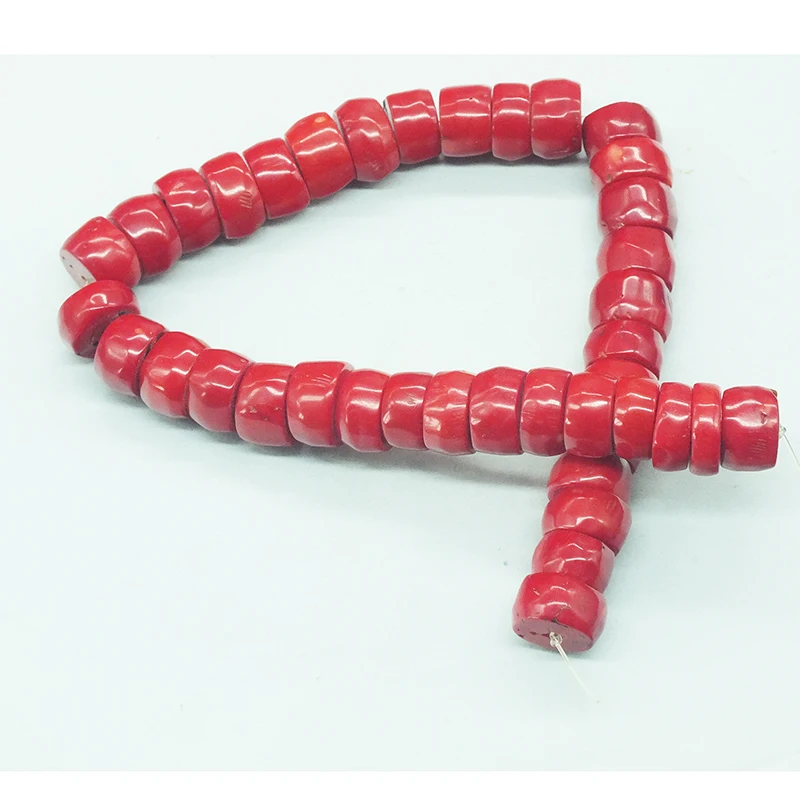 

DIY 18MM Natural Red Coral Loose Beads 16"