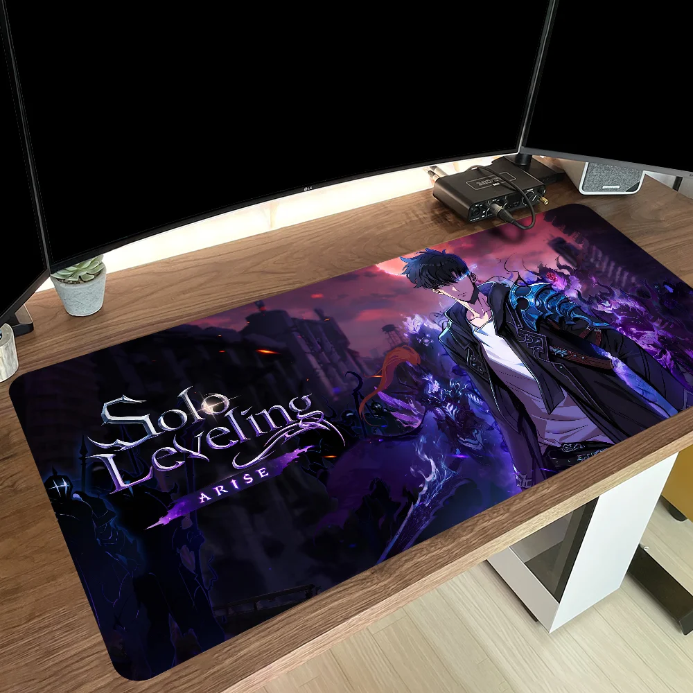 1pc Hot Blood Anime Solo Leveling Non-slip Mouse Pad Suitable For Office Computers Laptops E-sports Game Desk Mats XXL Keyboard