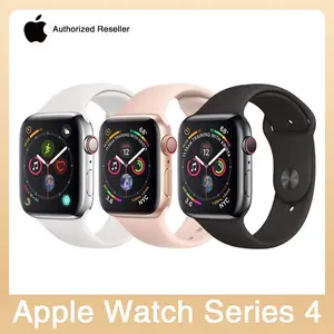 100 original Apple Watch Serie 4 Smartwatch 40mm 44mm GPS Aluminium mit Sport band erneuert AliExpress
