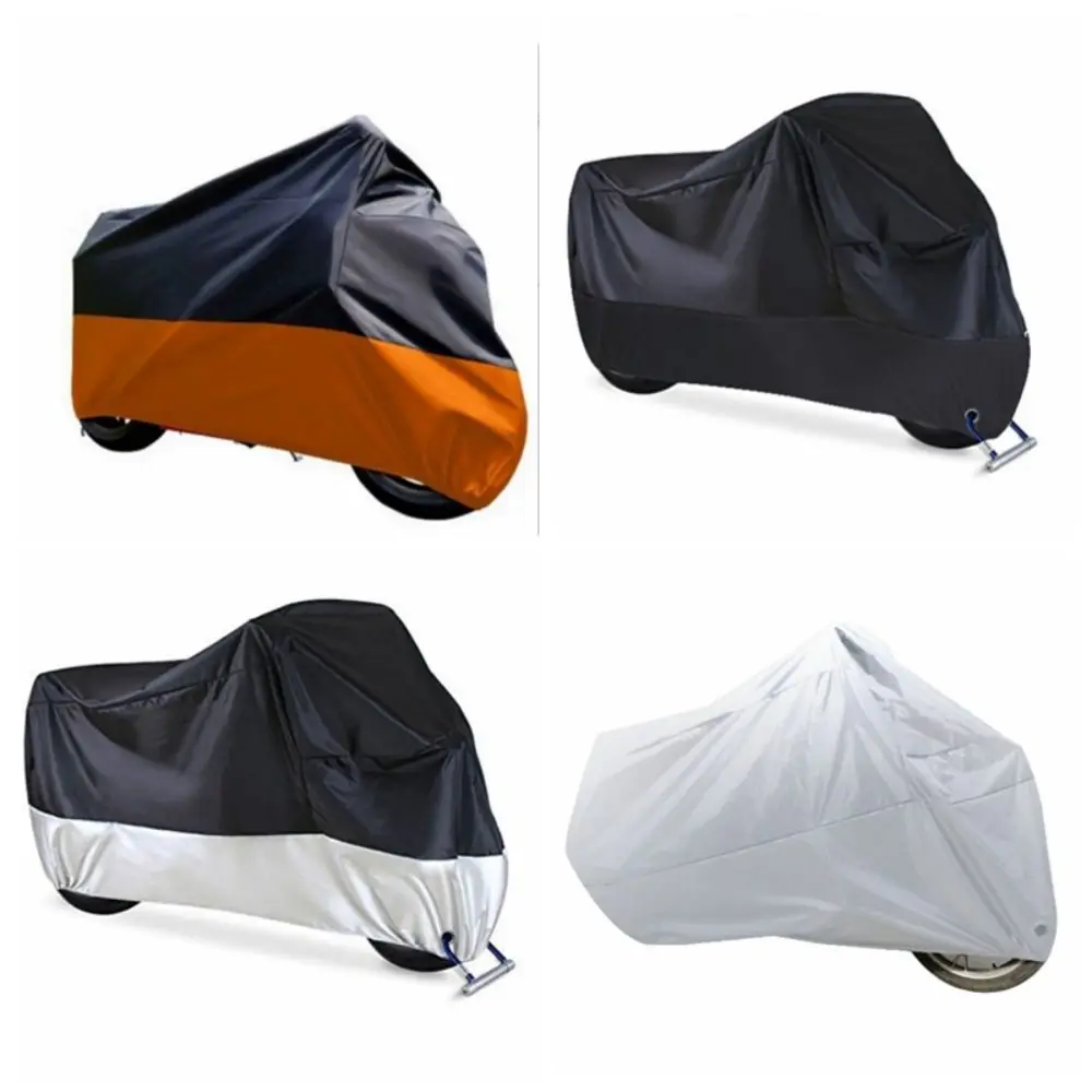 Strong Toughness Motorcycle Cover Anti-UV Cover Firmly Motorbike Rain Cover Anti Theft Lock Hole Dustproof Motors Dust Cover