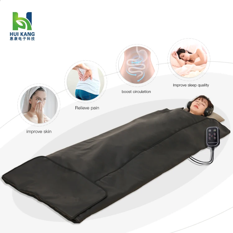 2023 Best Selling Low Emf Far Infrared Body Wrap Sauna Blanket For Weight Loss And Detox