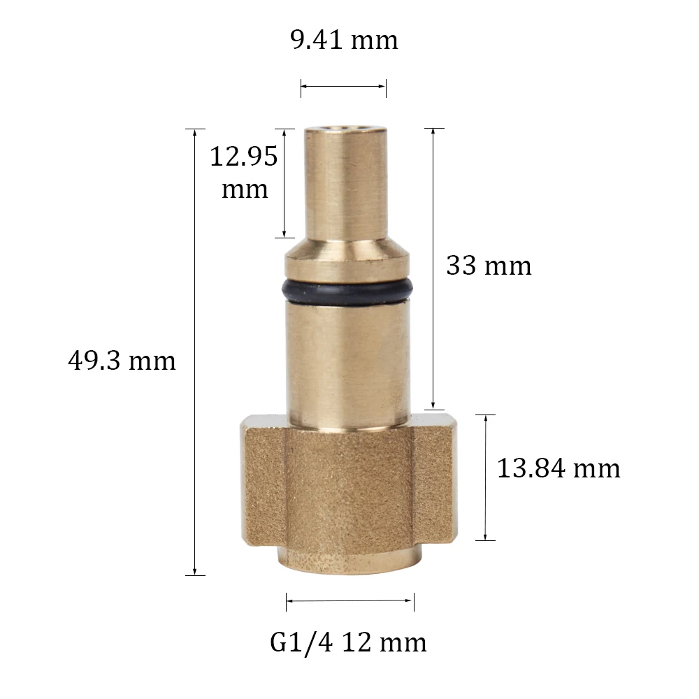 Conector de pistola de agua de alta presión para Karcher, Nilfisk, lanza de espuma de nieve, adaptador de boquilla de espuma, arandela de coche