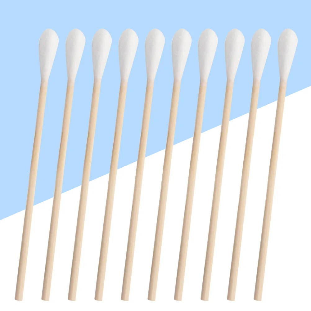 1000 قطعة من مسحات القطن المعقمة، منظف الجروح الطبية القابل للتصرف، أدوات تطبيق ذات طرف واحد، استخدام آمن عالي الامتصاص على جسم الوجه