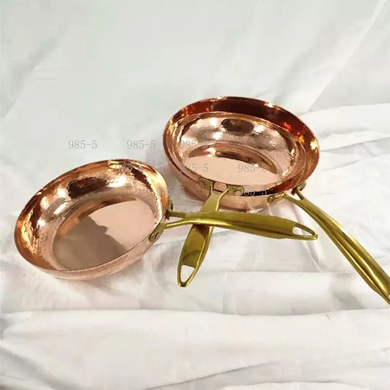 Western Steak Cooking Pan Thickened Copper Household Frying Pan Only One Pot