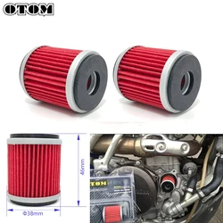 OTOM Motorcycle Engine Oil Filters Aftermarket Spare Parts For YAMAHA YZF WRF YZF-X WR WRX 250 400 426 450 Dirt Bike Accessories