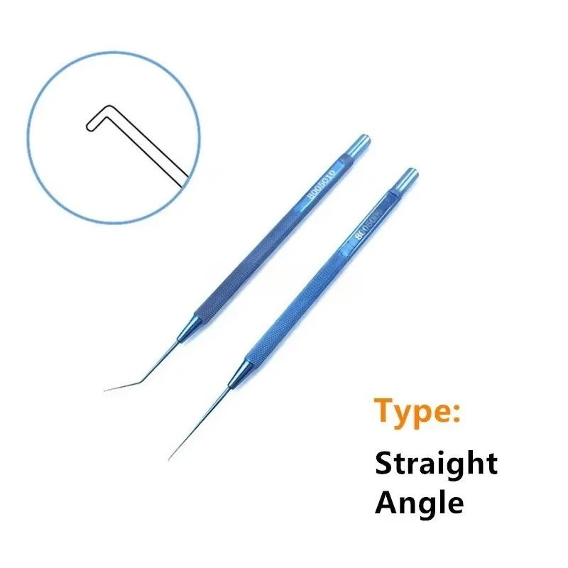 Ophthalmic Hooks Titanium Sinskey Lens Manipulating Hook Blunt Tip Ophthalmic Pet Surgical Instrument